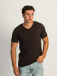 VICTOR V-NECK TEE- BROWN - CLEARANCE BOATHOUSE ESSENTIALS - Boathouse USA