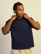 SHORT CUT TEE - NAVY BOATHOUSE ESSENTIALS - Boathouse USA
