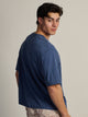 SHORT CUT TEE - VINTAGE BLUE BOATHOUSE ESSENTIALS - Boathouse USA