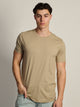 VICTOR CREWNECK TEE - TAUPE BOATHOUSE ESSENTIALS - Boathouse USA