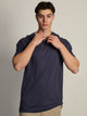 LONG FIT TEE - CHARCOAL NAVY BOATHOUSE ESSENTIALS - Boathouse USA