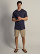 LONG FIT TEE - CHARCOAL NAVY BOATHOUSE ESSENTIALS - Boathouse USA