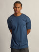 LONG FIT TEE - HEATHER NAVY BOATHOUSE ESSENTIALS - Boathouse USA