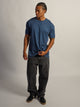 LONG FIT TEE - HEATHER NAVY BOATHOUSE ESSENTIALS - Boathouse USA