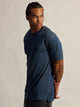 LONG FIT TEE - HEATHER NAVY BOATHOUSE ESSENTIALS - Boathouse USA