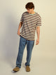 LONG FIT TEE - STRIPE BOATHOUSE ESSENTIALS - Boathouse USA