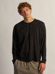 LONG SLEEVE TEE - BLACK BOATHOUSE ESSENTIALS - Boathouse USA