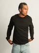 LONG SLEEVE TEE - BLACK BOATHOUSE ESSENTIALS - Boathouse USA