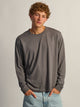 LONG SLEEVE TEE - CHARCOAL BOATHOUSE ESSENTIALS - Boathouse USA