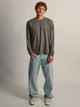 LONG SLEEVE TEE - CHARCOAL BOATHOUSE ESSENTIALS - Boathouse USA
