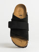 WOMENS BIRKENSTOCK KYOTO NUBUCK SUEDE NARROW FIT SANDALS - BLACK BIRKENSTOCK - Boathouse USA