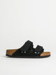 WOMENS BIRKENSTOCK UJI SUEDE NUBUCK SANDALS - MEDIUM/NARROW - BLACK BIRKENSTOCK - Boathouse USA