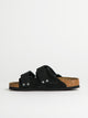 WOMENS BIRKENSTOCK UJI SUEDE NUBUCK SANDALS - MEDIUM/NARROW - BLACK BIRKENSTOCK - Boathouse USA