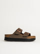 WOMENS BIRKENSTOCK ARIZONA VEGAN PLATFORM SANDALS BIRKENSTOCK - Boathouse USA