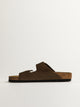 MENS BIRKENSTOCK ARIZONA CORD SUEDE - DARK TEA BIRKENSTOCK - Boathouse USA