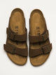 MENS BIRKENSTOCK ARIZONA CORD SUEDE - DARK TEA BIRKENSTOCK - Boathouse USA