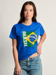 BRAZIL BOXY TEE - COBALT LICENSED - Boathouse USA