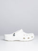 MENS CROCS CLASSIC CLOGS - WHITE
