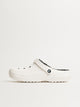 WOMENS CROCS CLASSIC LINED CLOG - WHITE/GREY CROCS - Boathouse USA