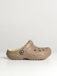WOMENS CROCS CLASSIC LINED CLOG - MUSHROOM CROCS - Boathouse USA