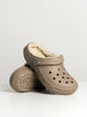 WOMENS CROCS CLASSIC LINED CLOG - MUSHROOM CROCS - Boathouse USA