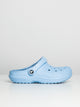WOMENS CROCS CLASSIC LINED CLOG - BLUE CALCITE