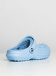 WOMENS CROCS CLASSIC LINED CLOG - BLUE CALCITE