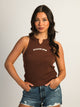 DICKIES V-NECK TANK TOP - CAPPUCCINO DICKIES - Boathouse USA