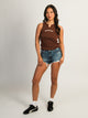 DICKIES V-NECK TANK TOP - CAPPUCCINO DICKIES - Boathouse USA