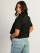 DICKIES CROP WORKSHIRT - BLACK DICKIES - Boathouse USA