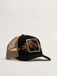 GOORIN BROS CANYON ROWDY TRUCKER HAT - BLACK GOORIN BROS - Boathouse USA