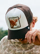 GOORIN BROS OVER THE LINE LONGHORN TRUCKER HAT - BROWN GOORIN BROS - Boathouse USA
