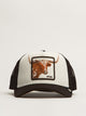 GOORIN BROS OVER THE LINE LONGHORN TRUCKER HAT - BROWN GOORIN BROS - Boathouse USA