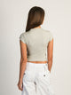 HARLOW RIBBED BABY TEE - ROCK HARLOW - Boathouse USA