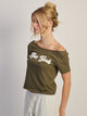 HARLOW CATE TEE - OLIVE HARLOW - Boathouse USA