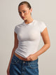 HARLOW ESSENTIAL RAGLAN TEE - WHITE
