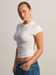 HARLOW ESSENTIAL RAGLAN TEE - WHITE