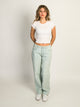 HARLOW DITSY RIBBED BABY TEE - WHITE HARLOW - Boathouse USA