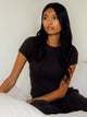 HARLOW ESSENTIAL RIBBED BABY TEE HARLOW - Boathouse USA