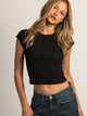 HARLOW ESSENTIAL RIBBED BABY TEE HARLOW - Boathouse USA