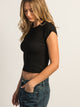 HARLOW ESSENTIAL RIBBED BABY TEE HARLOW - Boathouse USA