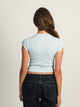 HARLOW ESSENTIAL RIBBED BABY TEE - BLUE HARLOW - Boathouse USA