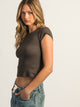 HARLOW ESSENTIAL RIBBED BABY TEE HARLOW - Boathouse USA