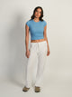 HARLOW ESSENTIAL RIBBED BABY TEE - ELECTRIC BLUE HARLOW - Boathouse USA