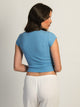 HARLOW ESSENTIAL RIBBED BABY TEE - ELECTRIC BLUE HARLOW - Boathouse USA