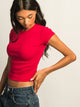 HARLOW ESSENTIAL RIBBED BABY TEE - PORT HARLOW - Boathouse USA