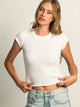 HARLOW ESSENTIAL RIBBED BABY TEE HARLOW - Boathouse USA