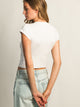HARLOW ESSENTIAL RIBBED BABY TEE HARLOW - Boathouse USA