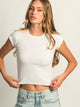 HARLOW ESSENTIAL RIBBED BABY TEE HARLOW - Boathouse USA