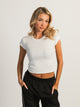 HARLOW ESSENTIAL RIBBED BABY TEE HARLOW - Boathouse USA